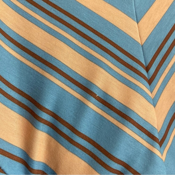 PrAna Saxon Athletic Dress in Red Clay Stripe Crossover - Picture 12 of 16